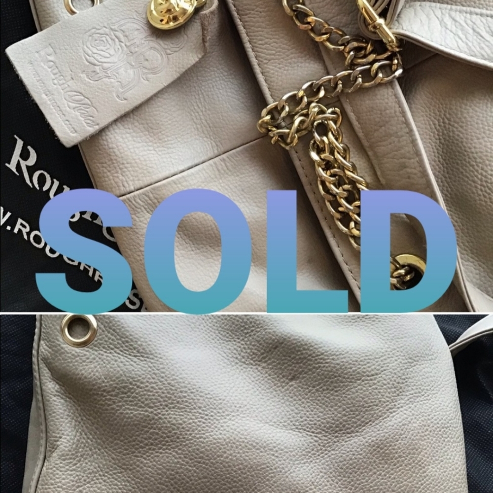 Rough Roses leather bag